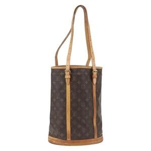 LOUIS VUITTON Monogram Bucket GM Shoulder Bag M42236 LV Auth 153687